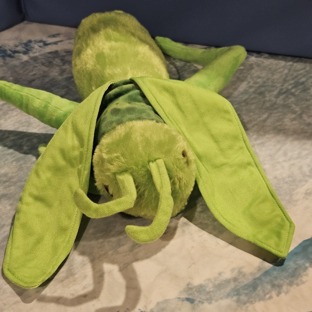 Petting Zoo Dragonfly Plush & Green Bug Finger Puppet Bundle Stuffed Animal Lot - Picture 6 of 14